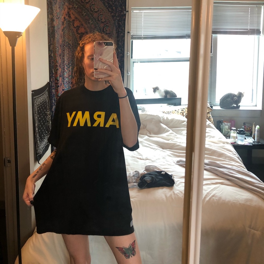 Army oversized shirt